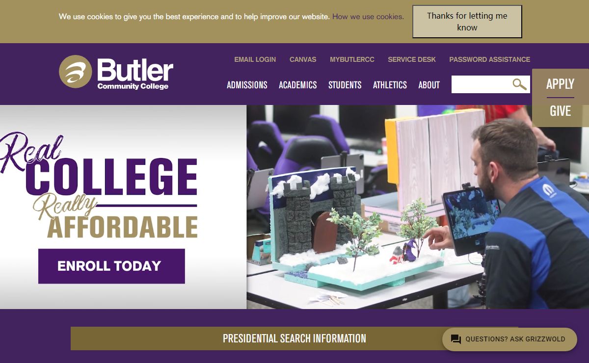 Butler Community College Homepage