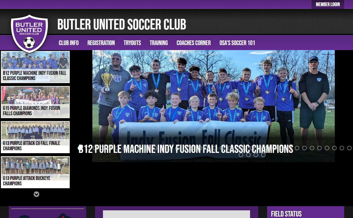 Butler United Soccer Club | Home