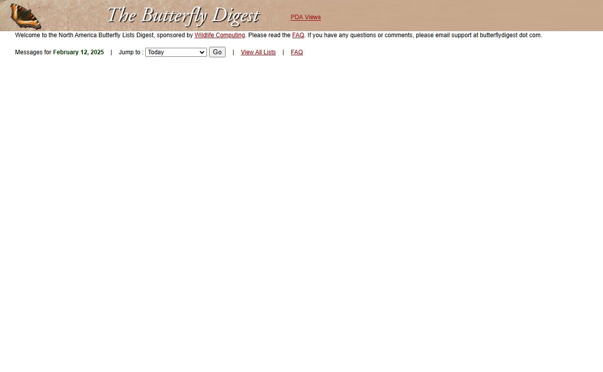 The Butterfly Digest