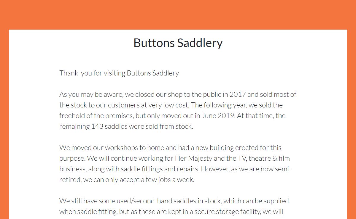 Buttons Saddlery