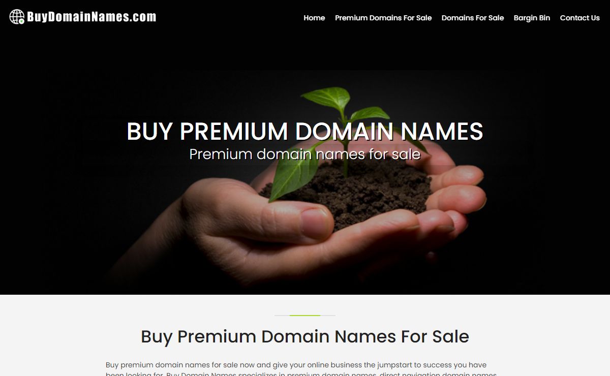 Buy Domain Names | Premium Domain Names For Sale