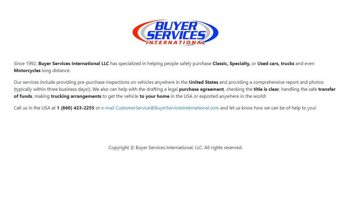 Buyer Services International, LLC.