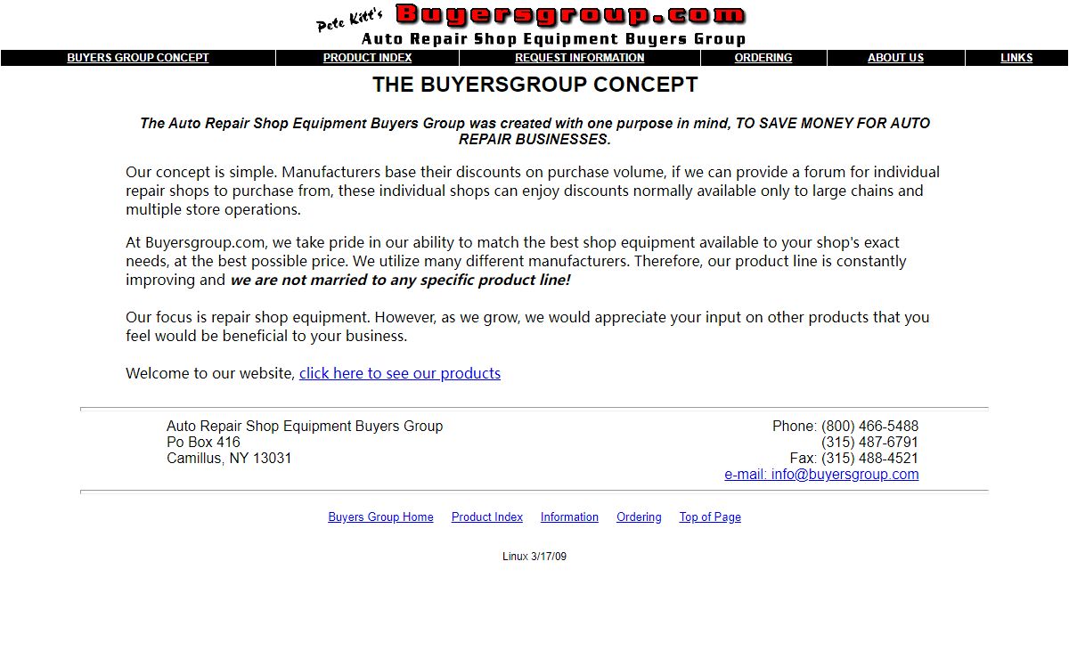 Automotive Shop Equipment from Buyersgroup.com