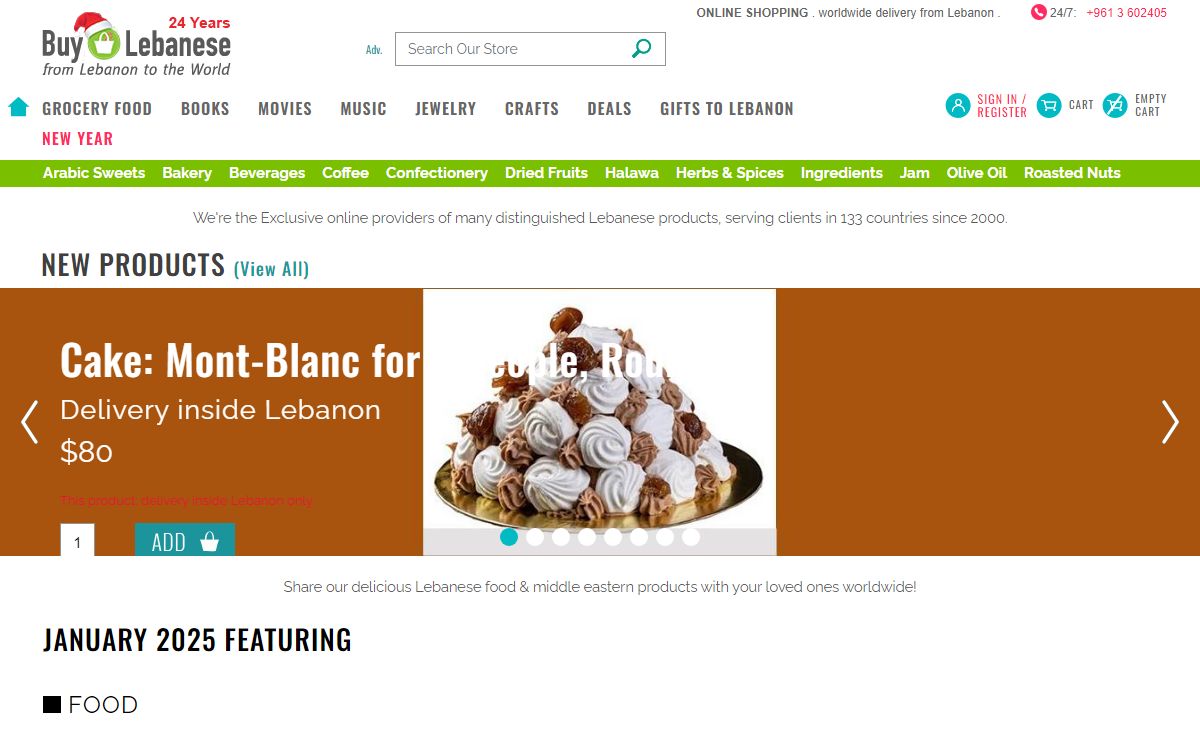 Buy Lebanese - Food & Products from Lebanon Shopping, Arabic Food, Middle Eastern, Lebanese sweets online