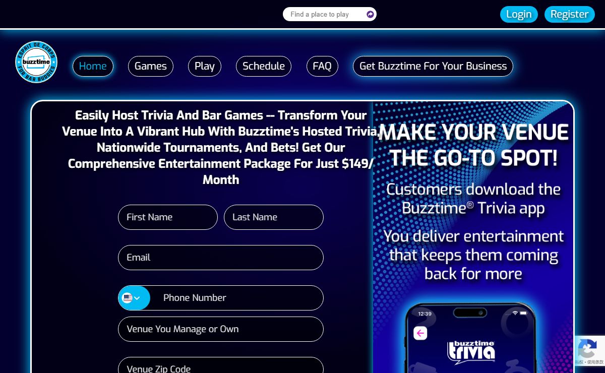 Host Bar Trivia - Bar Trivia from Buzztime