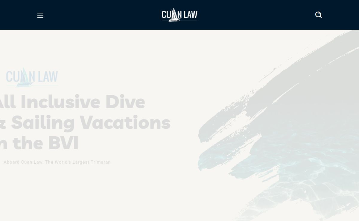 BVI Sailing Vacations on Cuan Law – British Virgin Islands