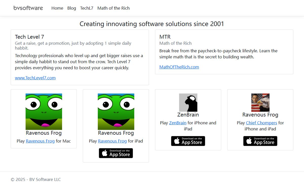 Home page - BV Software
