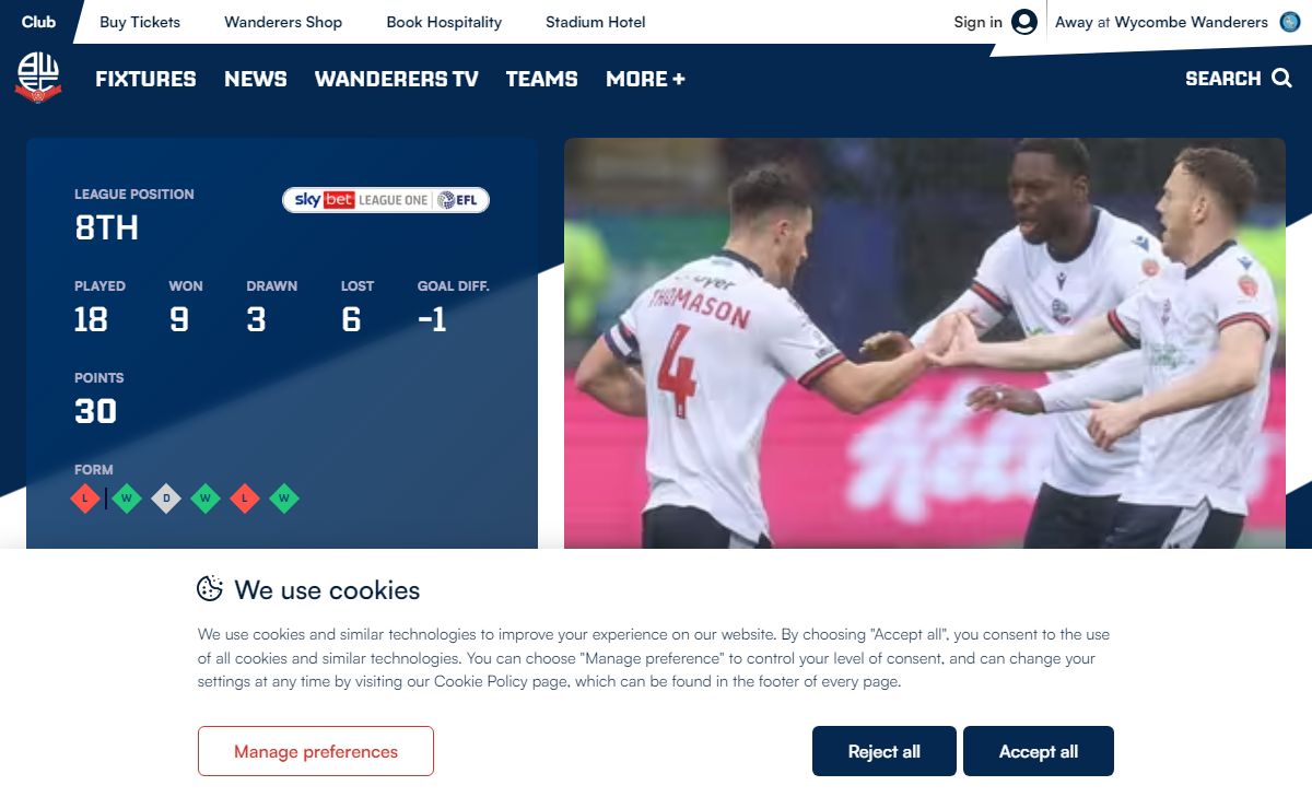 Bolton Wanderers | Bolton Wanderers FC
