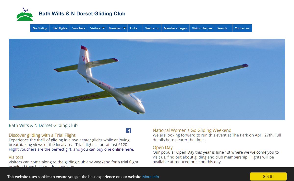 Bath Wilts and North Dorset Gliding Club Home page