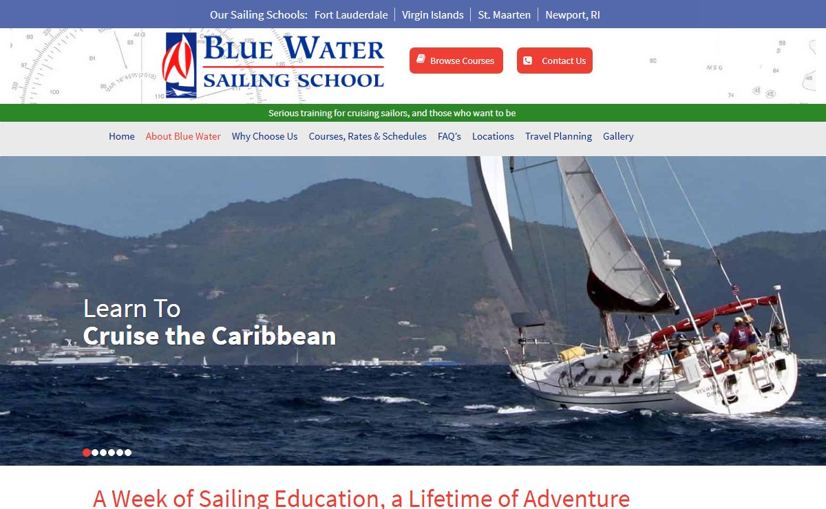 America's Premier Sailing Schools - Blue Water Sailing School