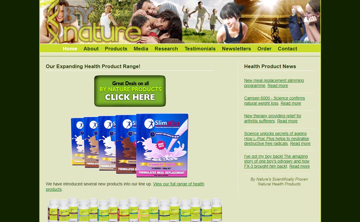 By Nature: Scientifically Proven Health Products