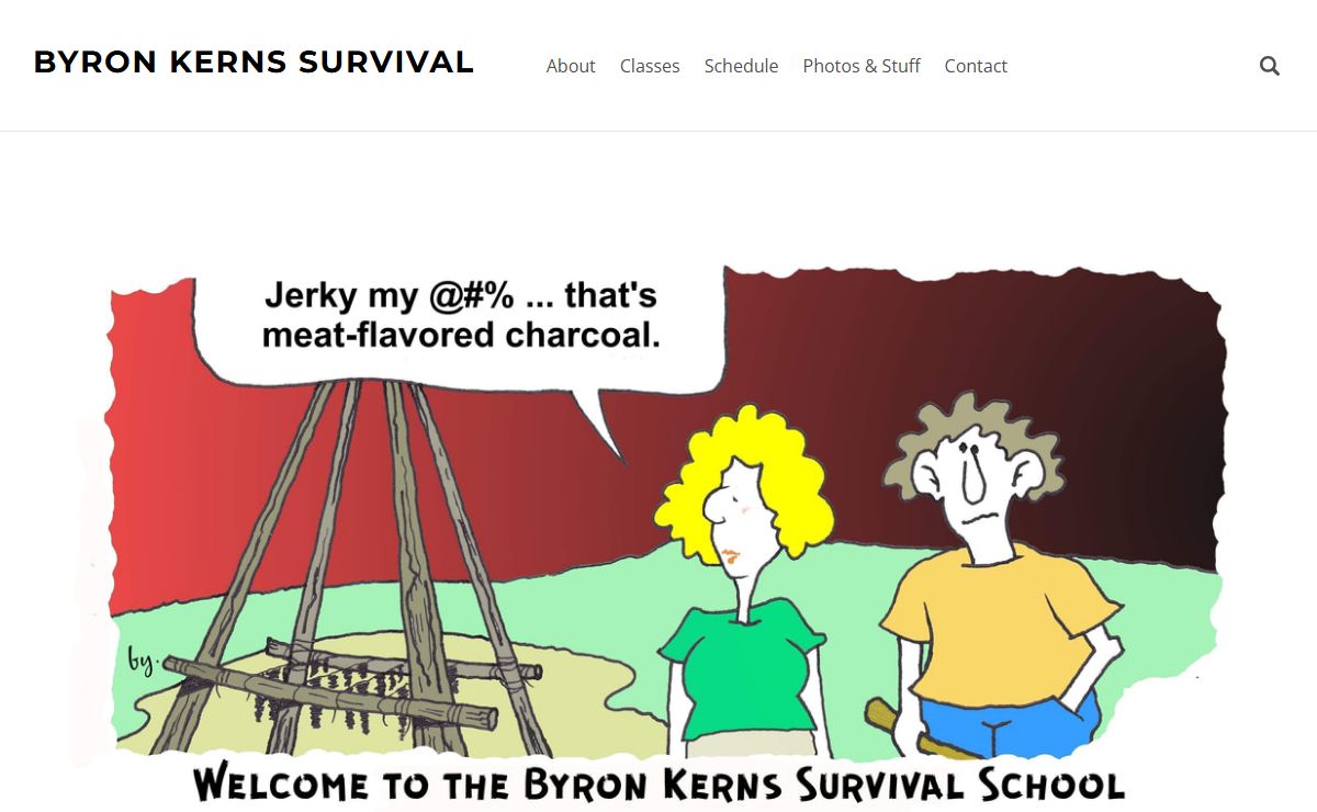 BYRON KERNS SURVIVAL - Byron Kerns Survival School Home Page