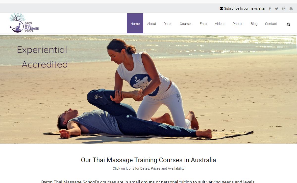 Accredited Thai Massage Training & Yoga in Byron Bay | Australia