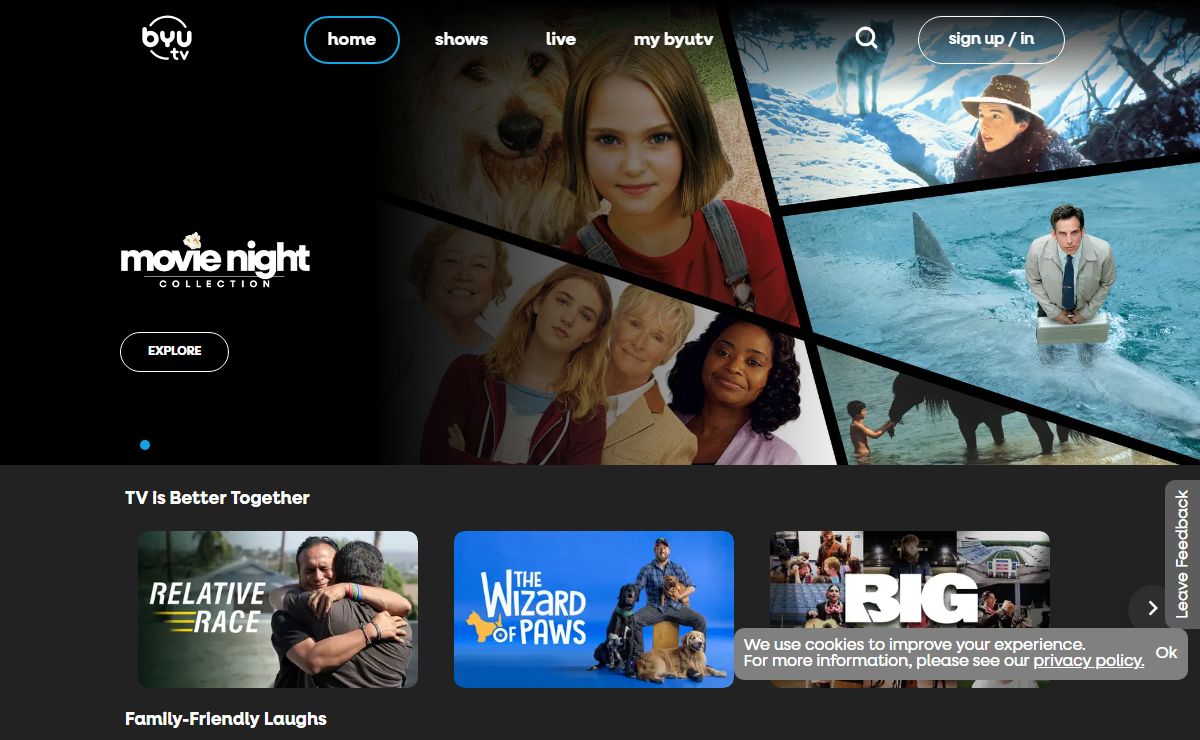 BYUtv - Free TV for Families