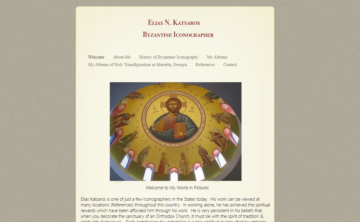 Elias N. Katsaros Byzantine Iconographer