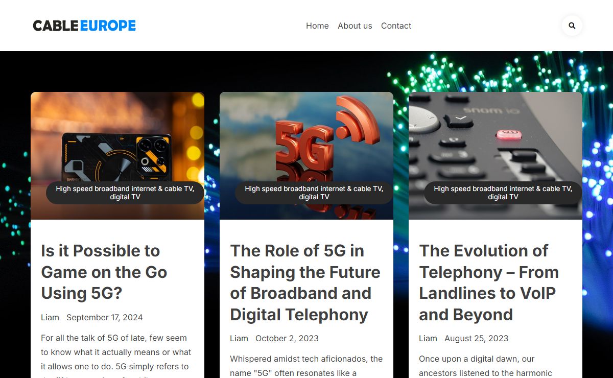 5G, Broadband & Telephony Evolution | Digital Future Blog