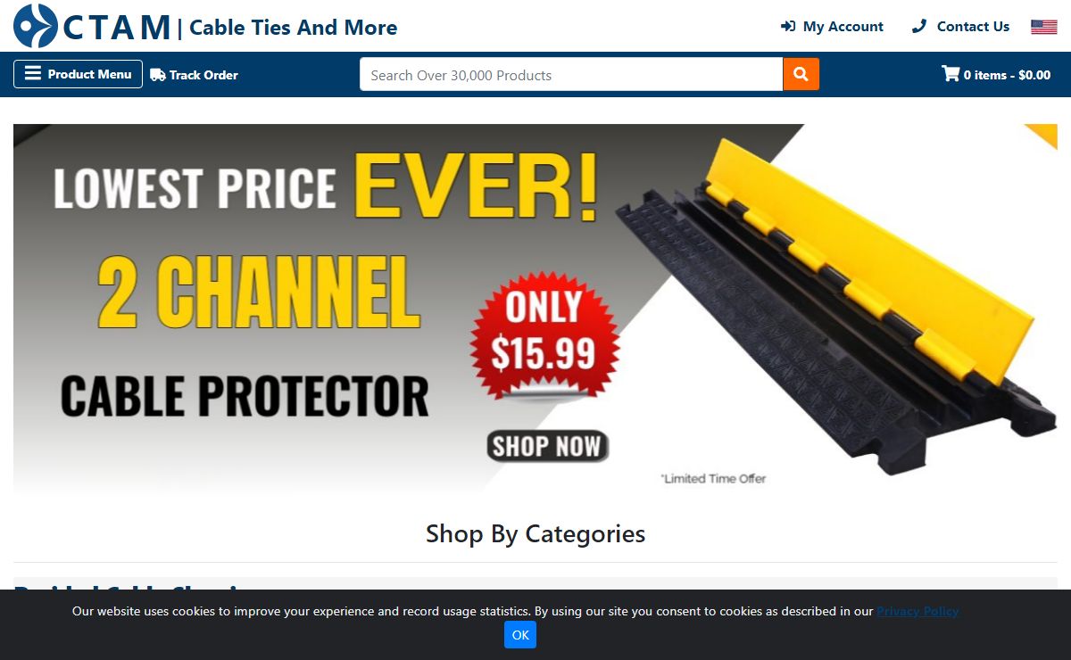 Cabletiesandmore.com - Cable Management At The Lowest Prices