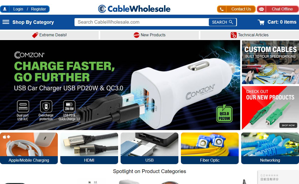 Online Bulk Cable Company | CableWholesale