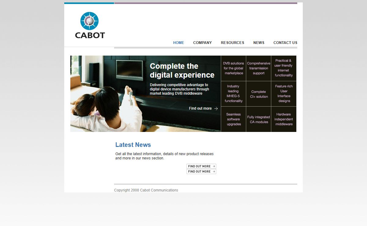 Welcome — Cabot Communications