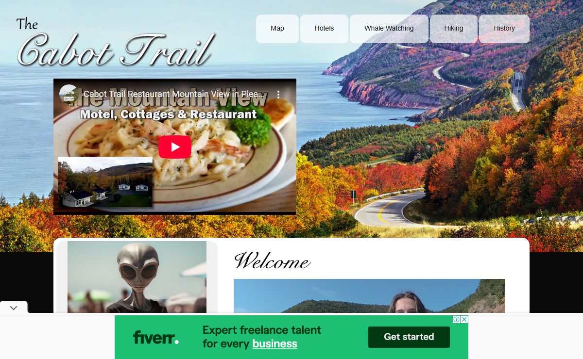 Cabot Trail Cape Breton Nova Scotia Accommodations cabot trail guided tours Whale Watching Hiking tours