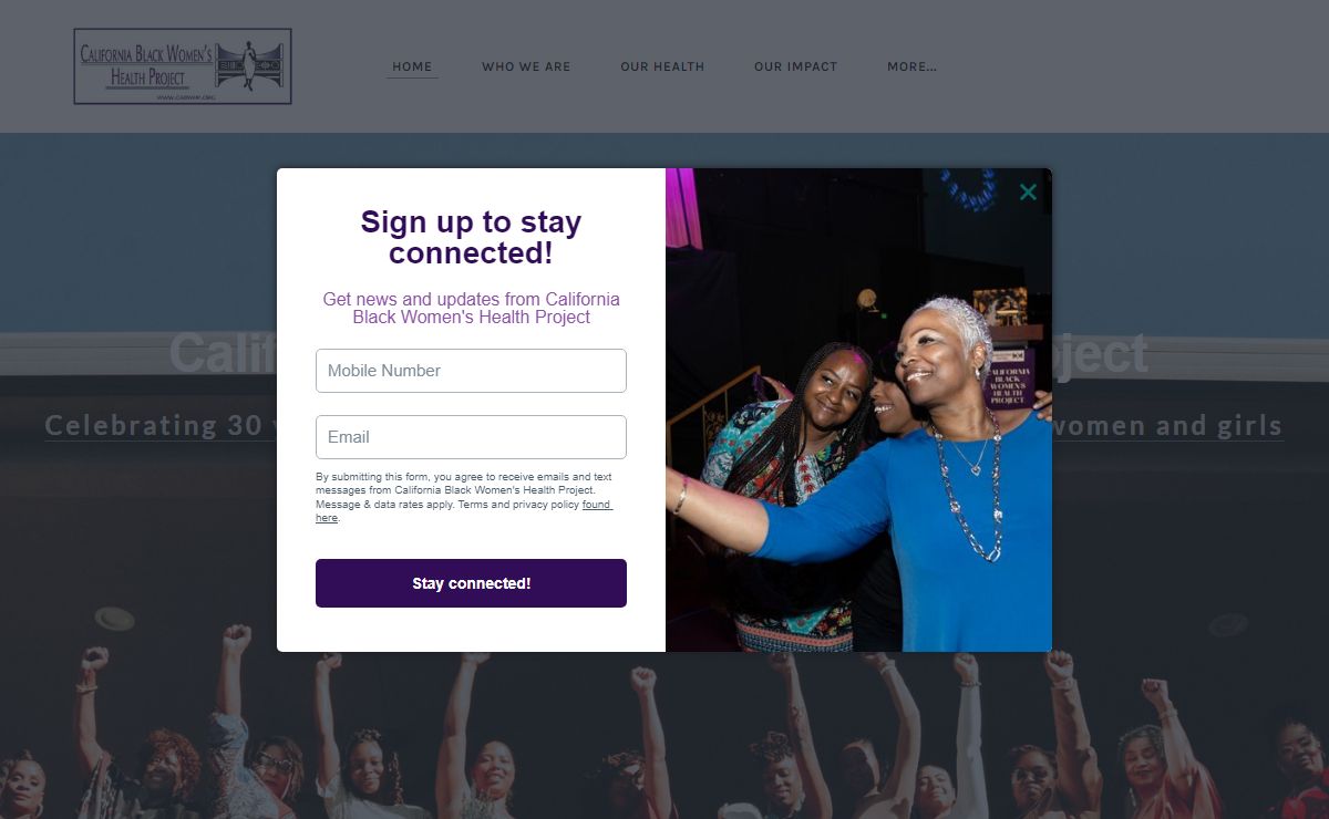 California Black Women's Health Project Website - Home