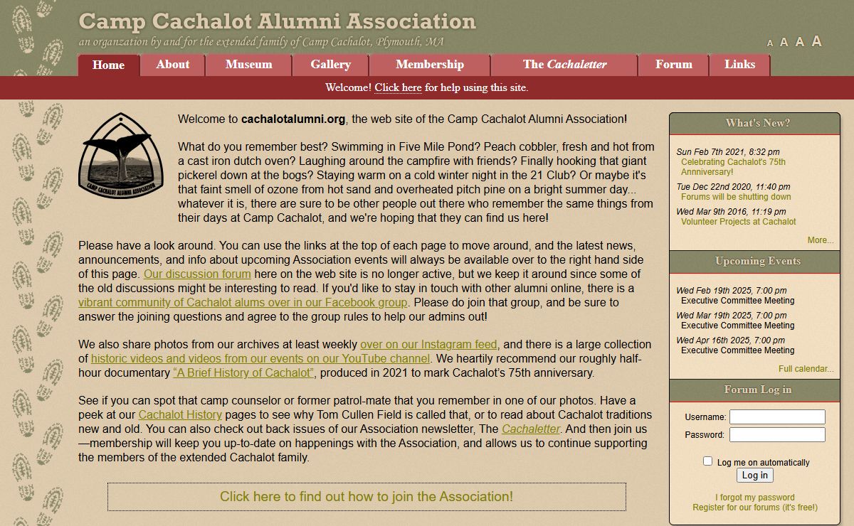 Camp Cachalot Alumni Association