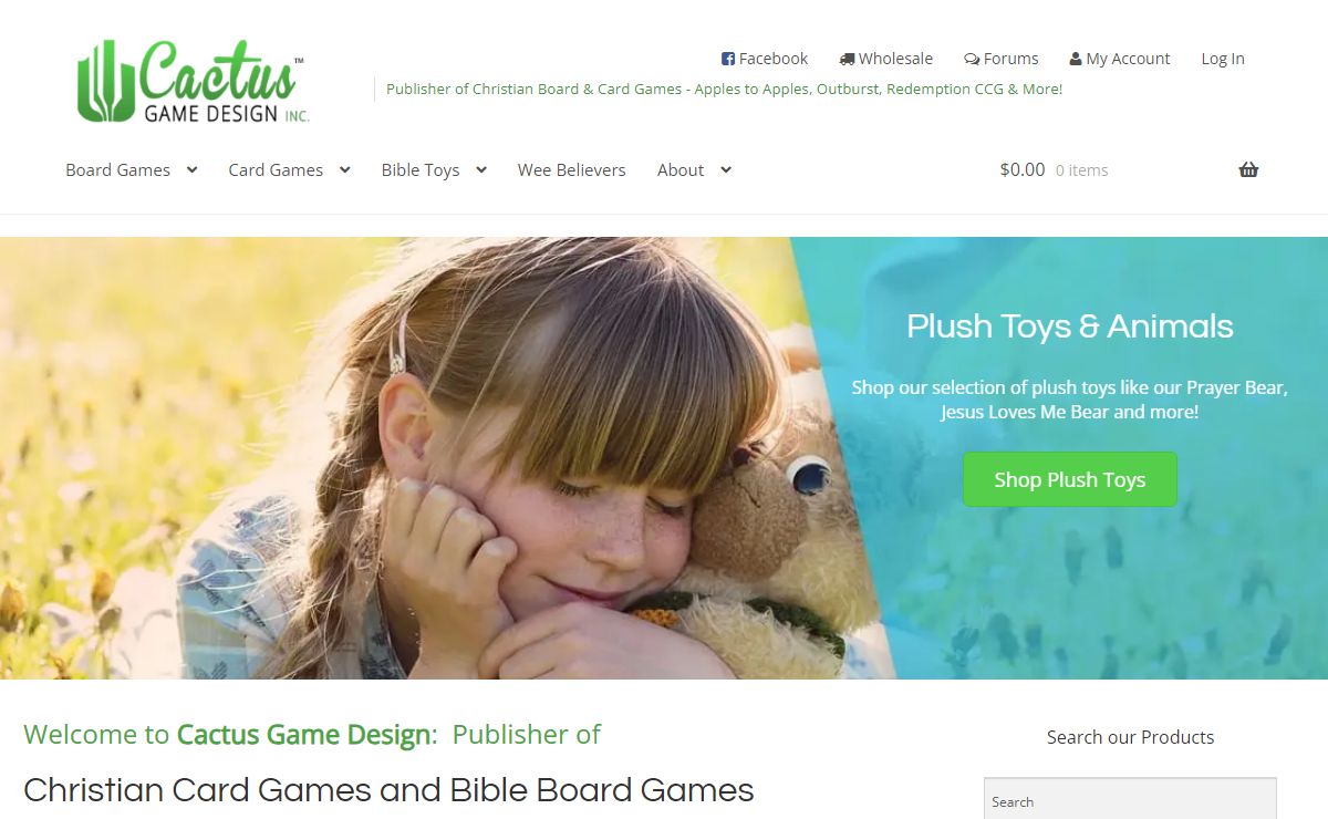 Christian Card & Board Games | Bible Board Games | Cactus Game Design, Inc.