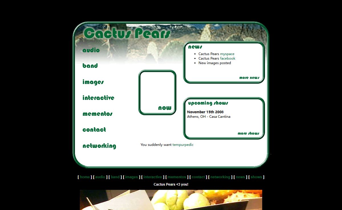 Cactus Pears are so up in your grill... if not your title bar.