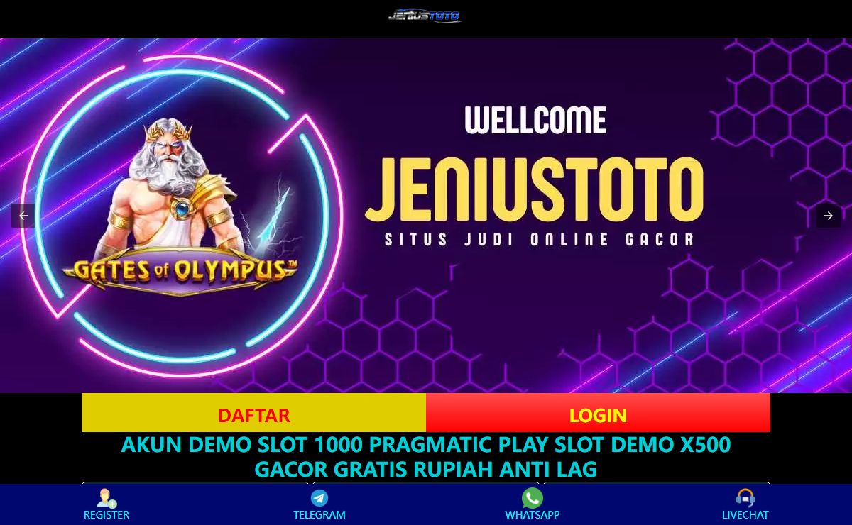 Akun Demo Slot 1000 Pragmatic Play Slot Demo X500 Gacor Gratis Rupiah Anti Lag