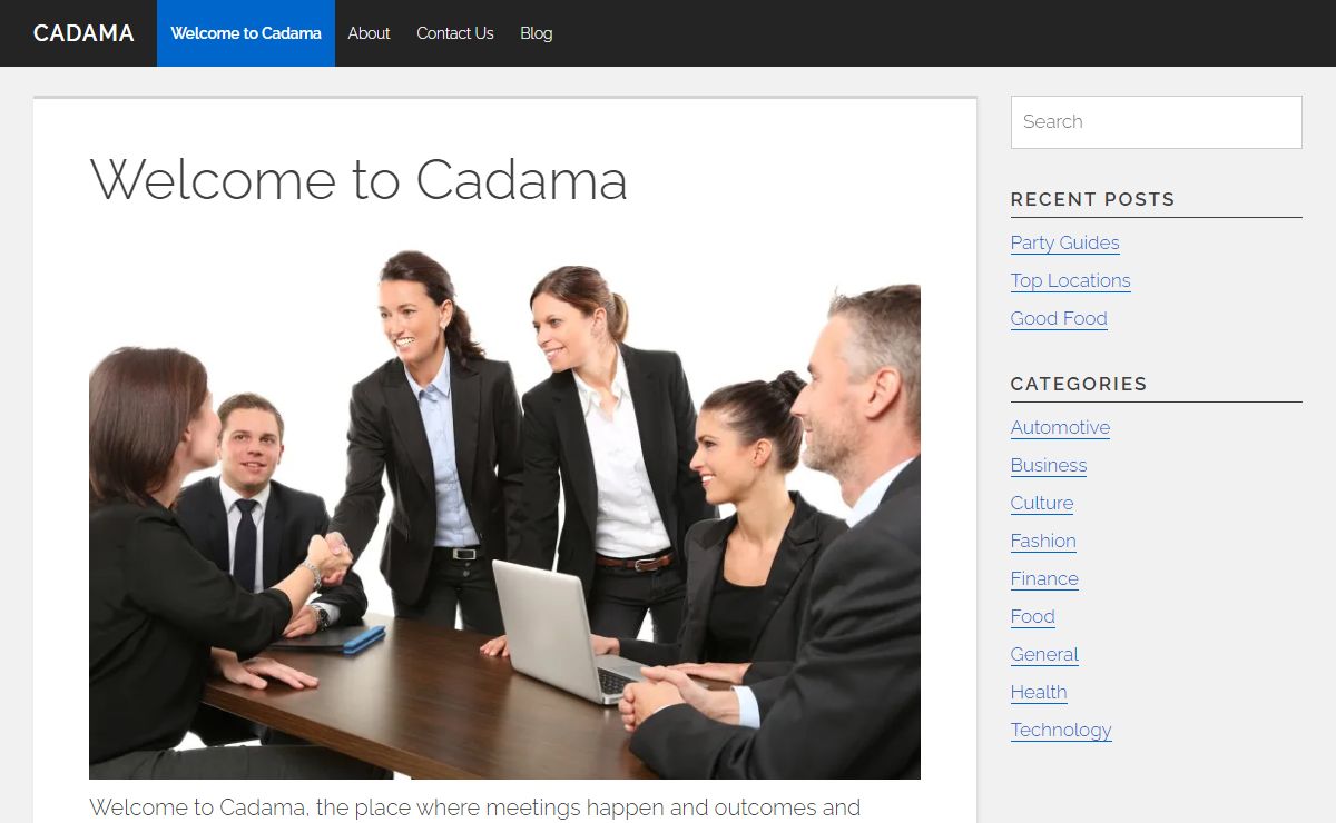 Welcome to Cadama - Cadama