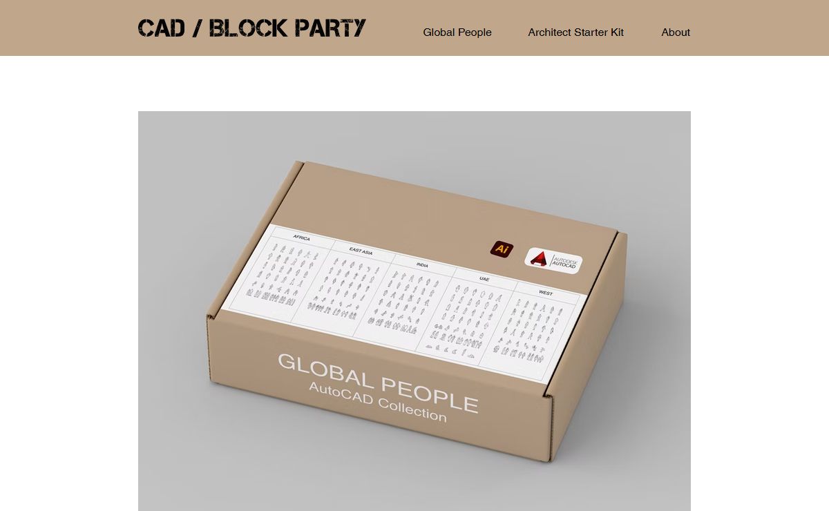 Best AutoCAD Blocks & Vector Drawings of 2D People | CAD Block Party
