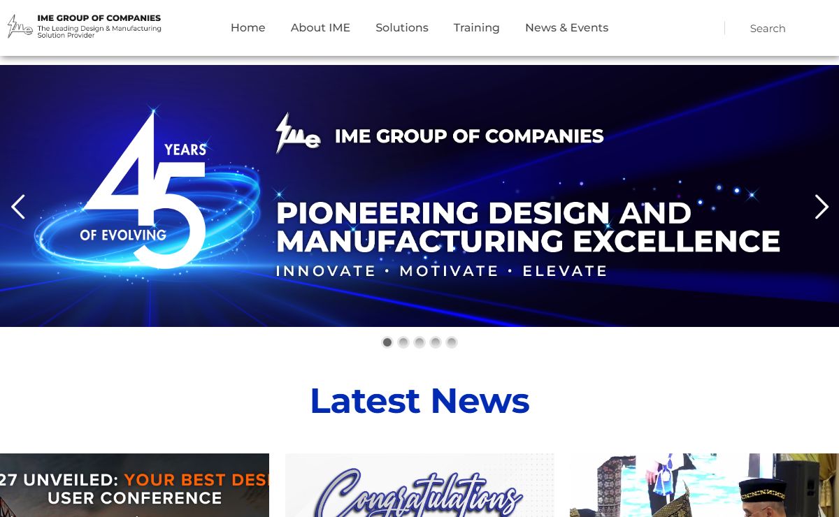 IME Group of Companies – 45 Years Pioneering Design & Manufacturing Excellence