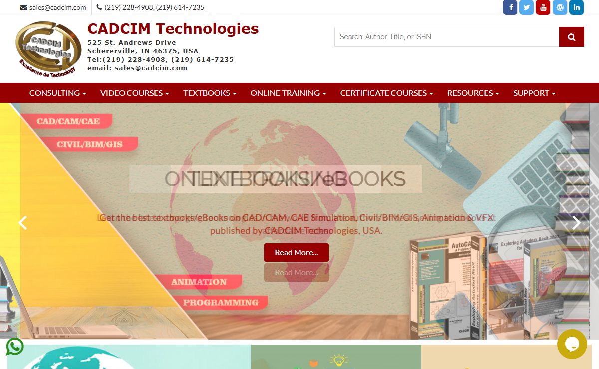 CAD | CAM | CAE Books By Prof. Sham Tickoo and CADCIM Technologies