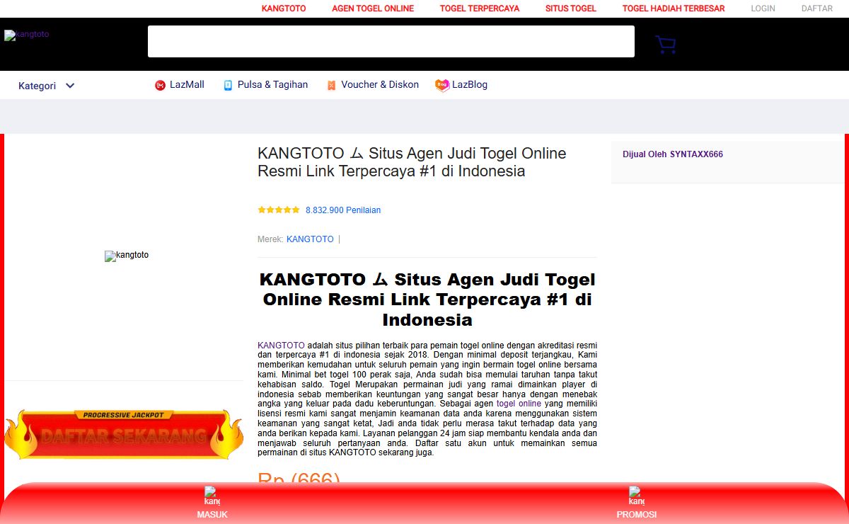 KANGTOTO ム Situs Agen Judi Togel Online Resmi Link Terpercaya #1 di Indonesia