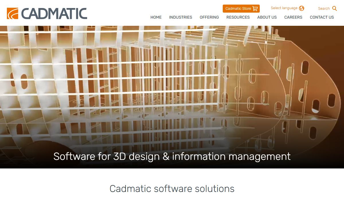 3D design & information management software – Cadmatic