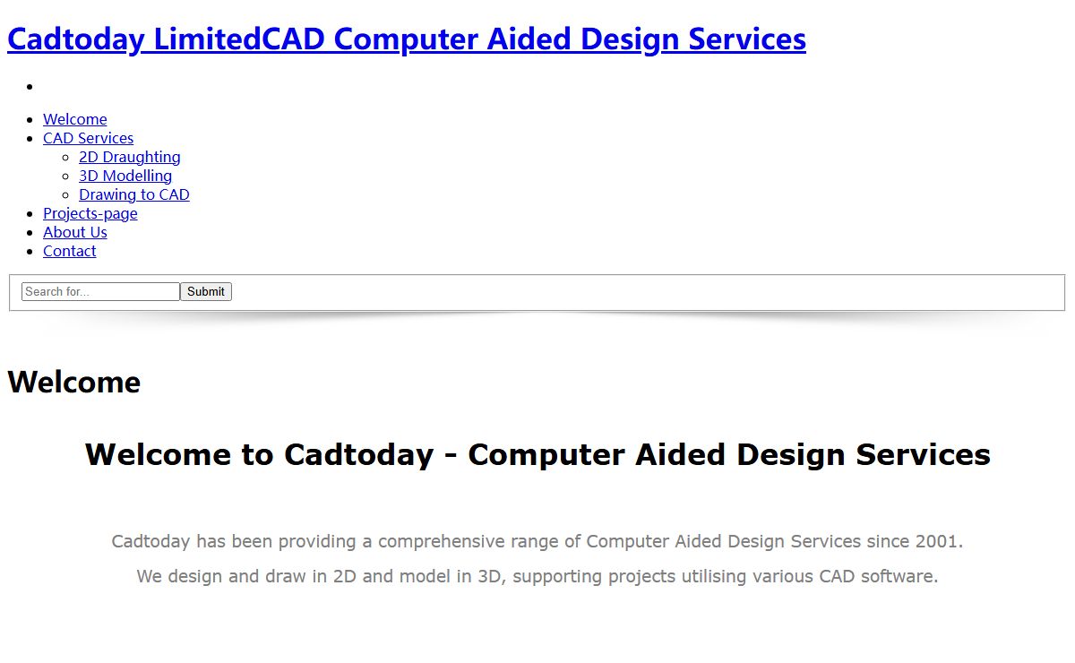 Welcome to Cadtoday - Computer Aided Design & draughting services
