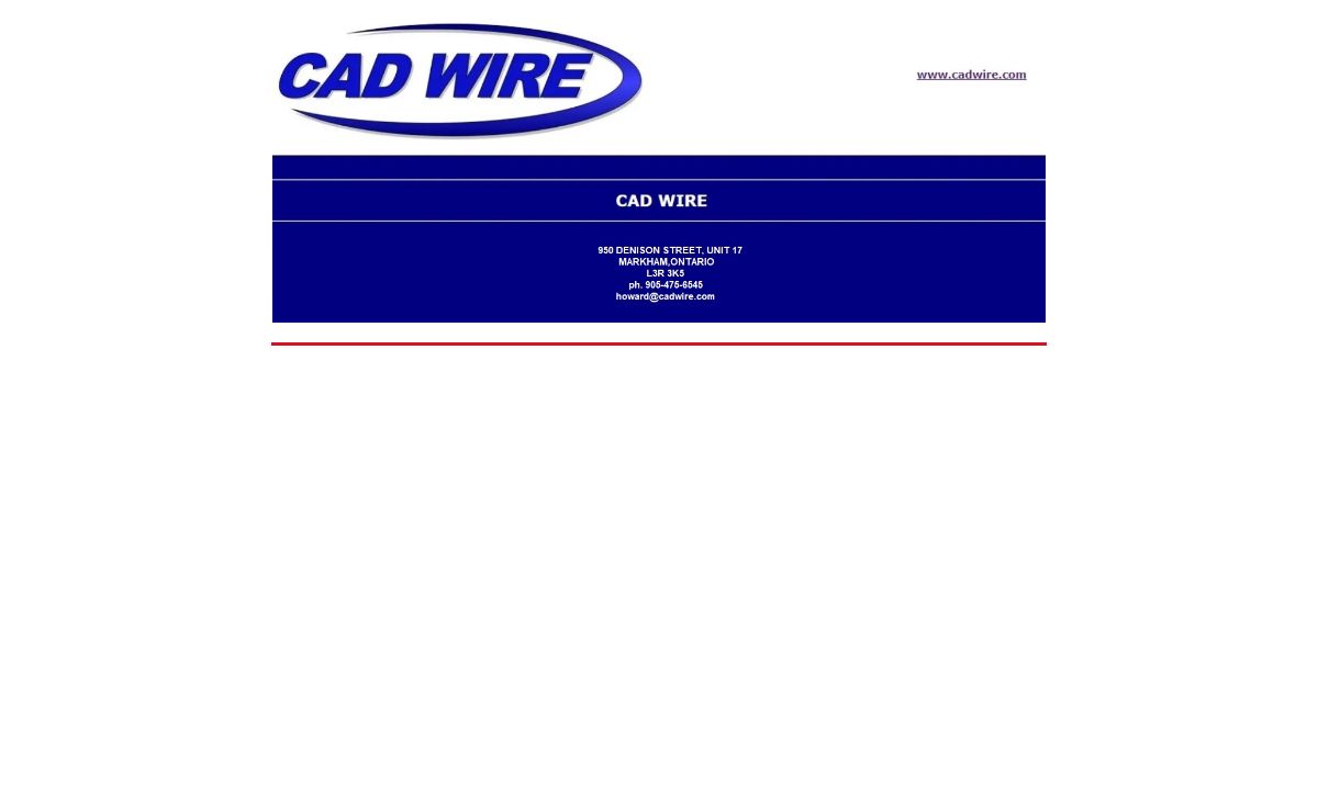 CAD WIRE