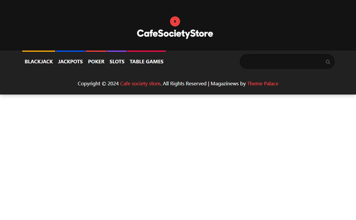 CafeSocietyStore | All you need to know about game in casino