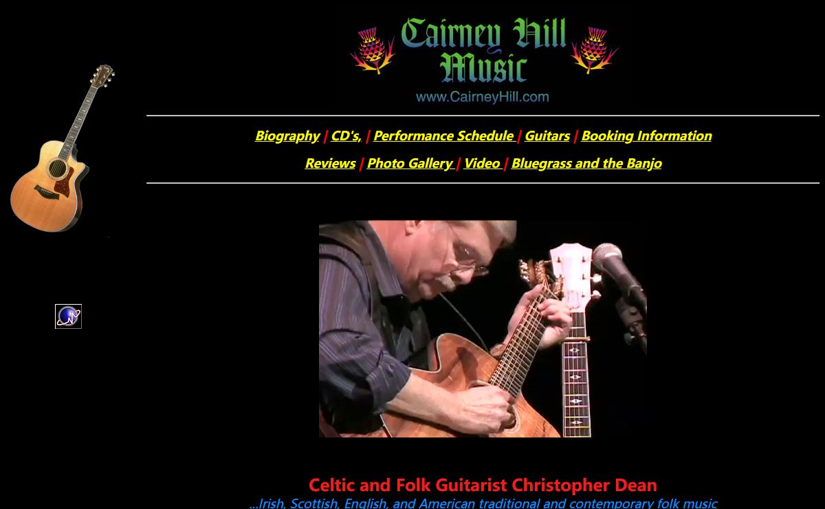 Celtic Fingerstyle Guitarist Christopher Dean