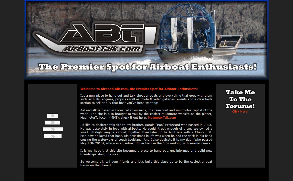AirboatTalk.com - The Premier Spot for Airboat Enthusiasts! | Airboats, airboat forum, airboats for hire, airboat jobs, airboat photos, airboat videos
