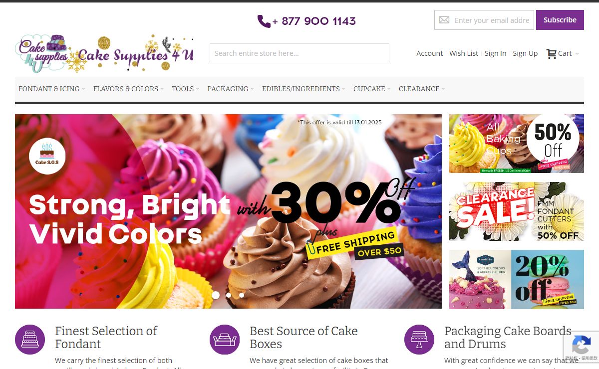 Cake Supplies 4 U - Everything You Need For Easy Cake Decorating, Cake, Candy, Bakery and Pastry Supplies Store