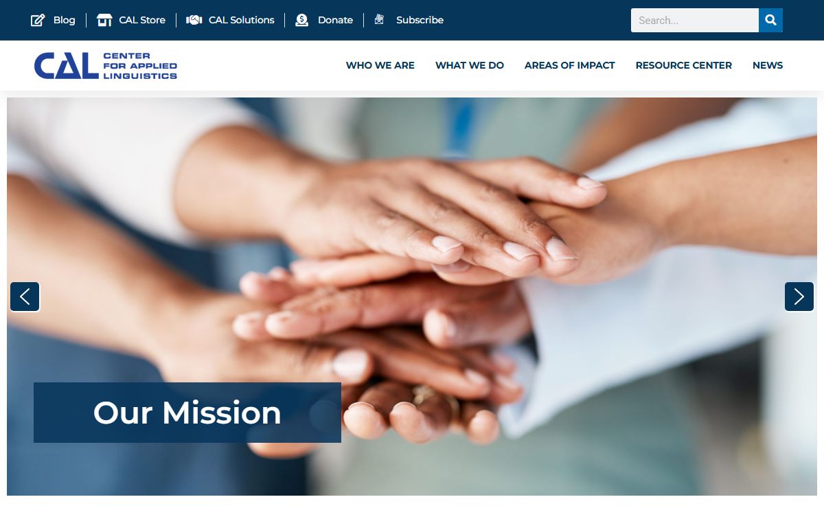 Landing Page - Center for Applied Linguistics