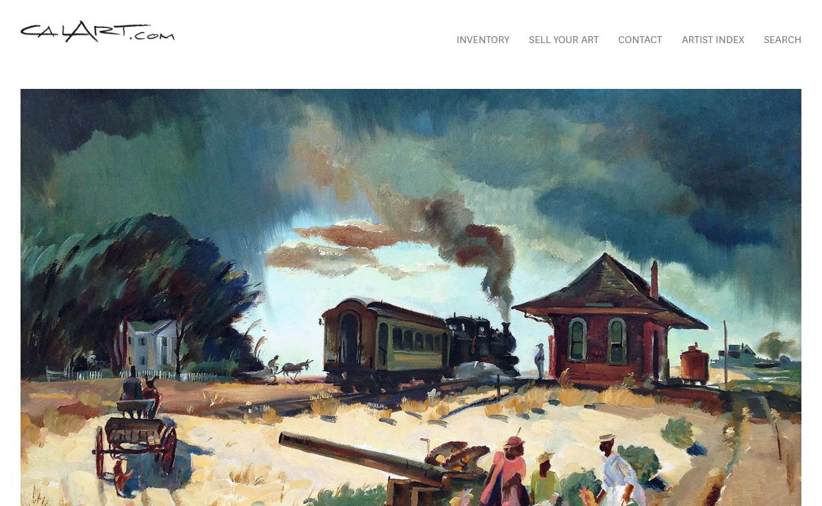 CalART.com - Calfornia art - Home Page - California style watercolor art and American impressionist art