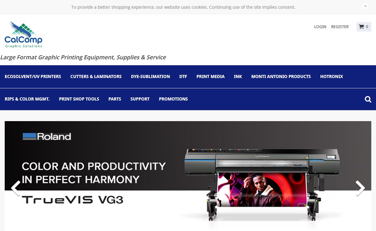 CalComp Graphic Solutions | Large-format inkjet printers, supplies and service.