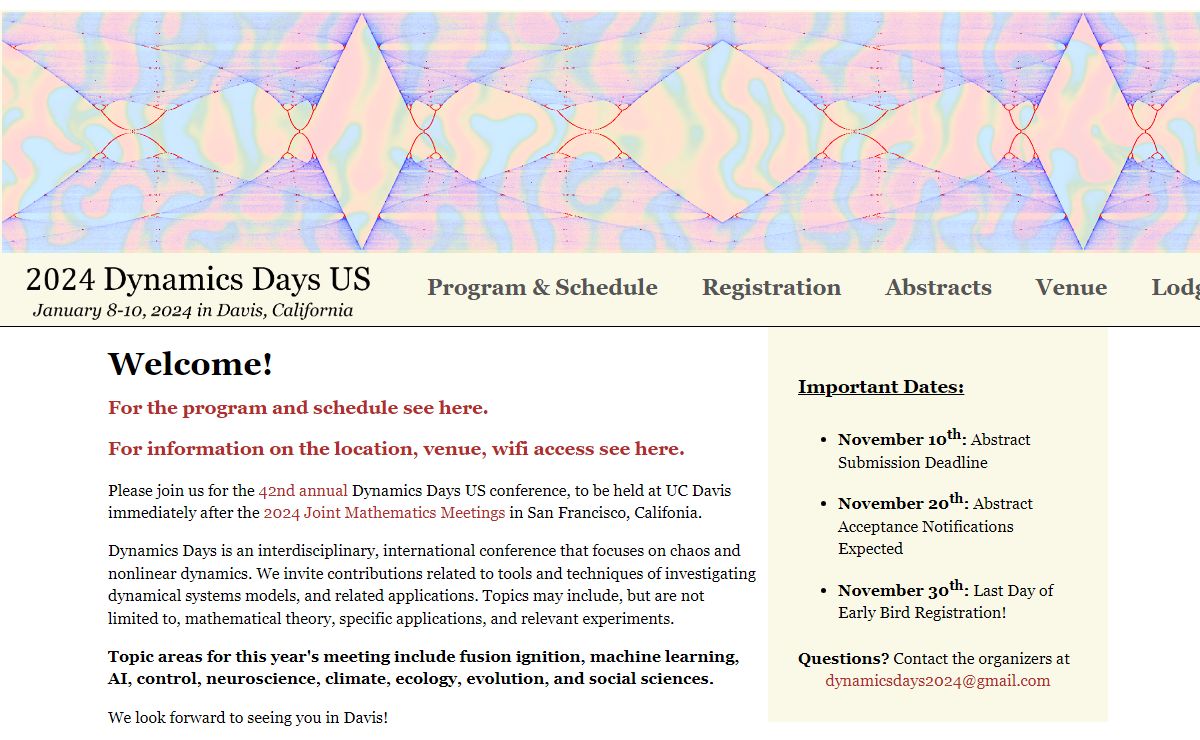 2024 Dynamics Days US
