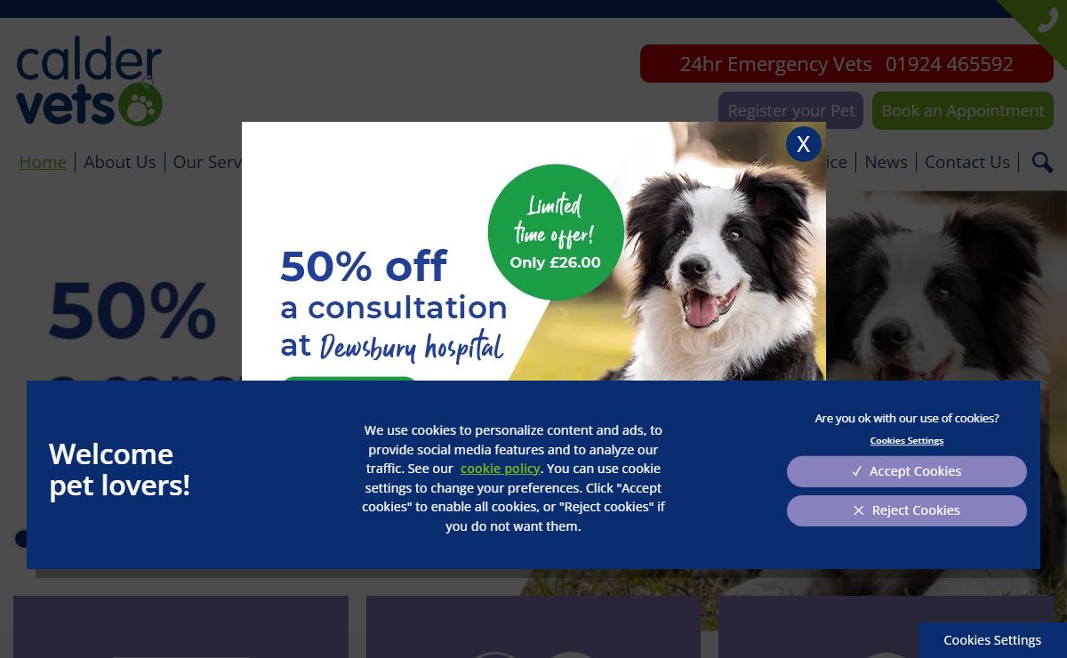 Vets In West Yorkshire | Calder Vets West Yorkshire
