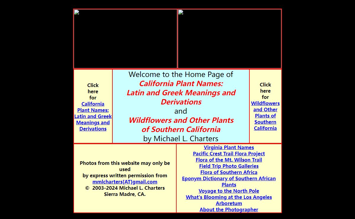 Michael Charters Home Page