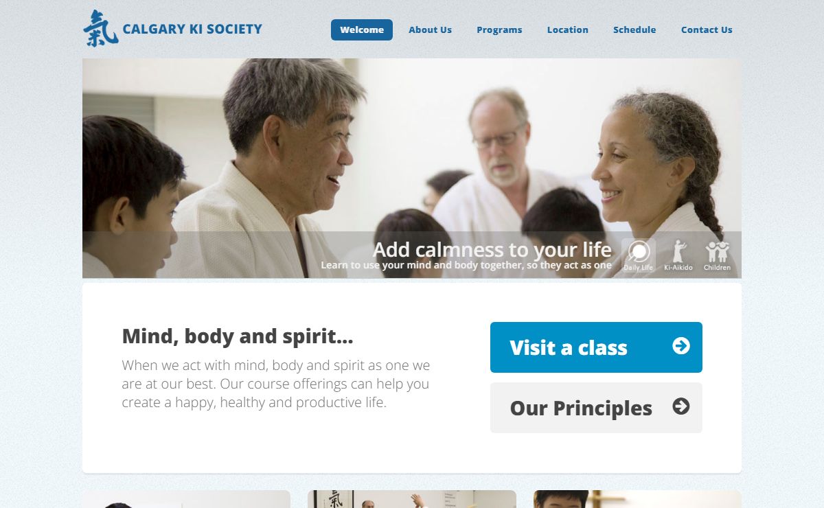 Welcome | Ki, Aikido and Coordination of Mind and Body in Calgary, AB