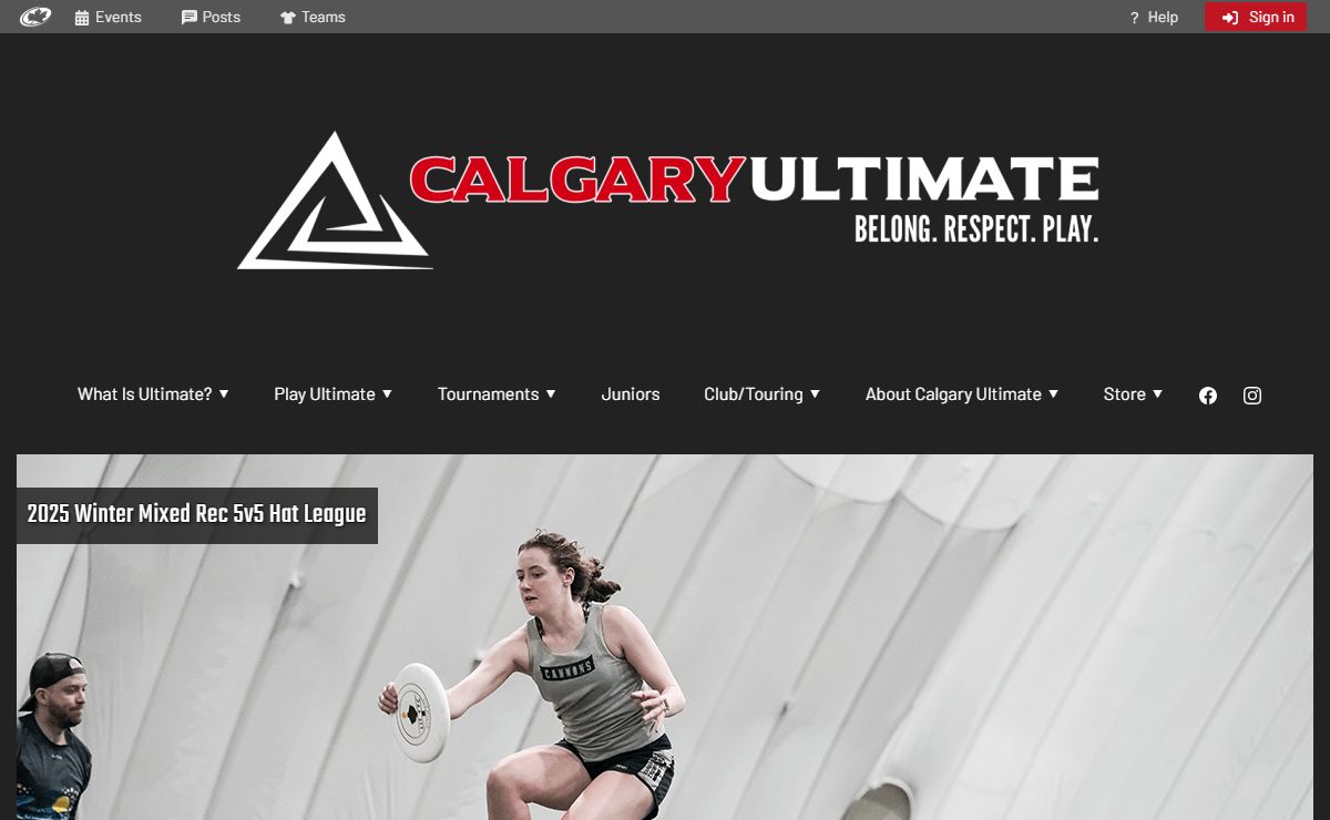 Calgary Ultimate - Play ultimate in leagues and tournaments in Calgary