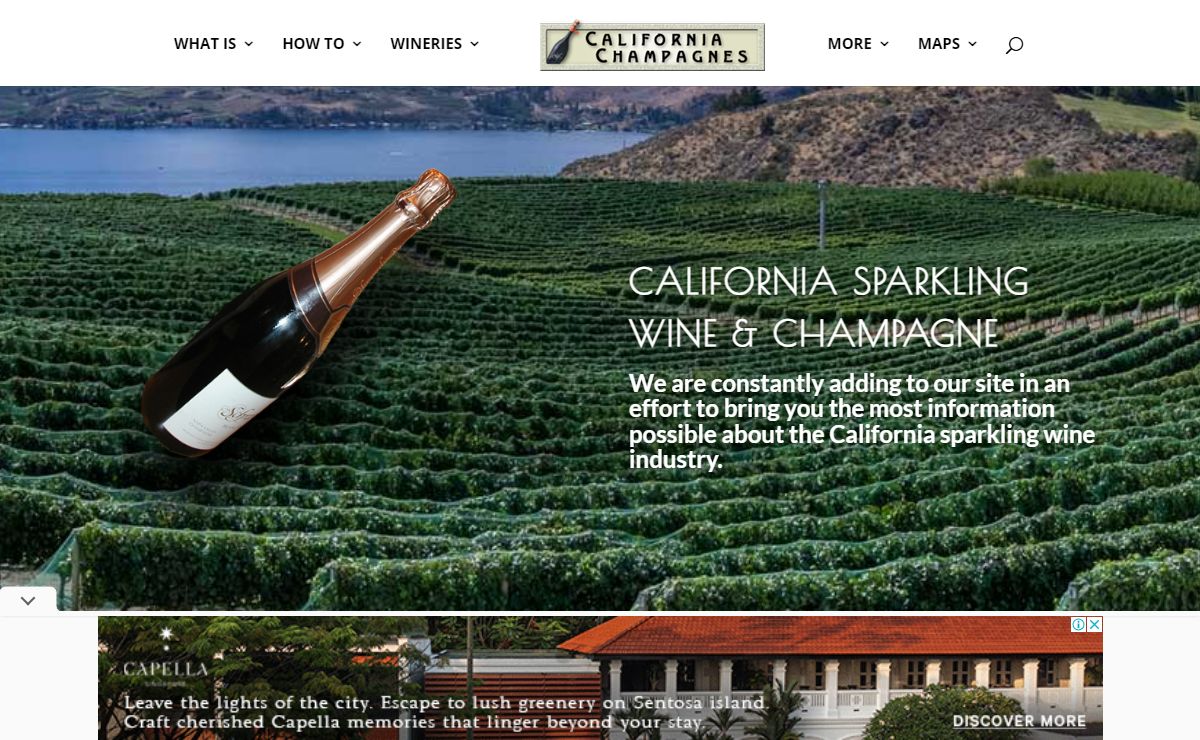 California Sparkling Wine & Champagne Wineries